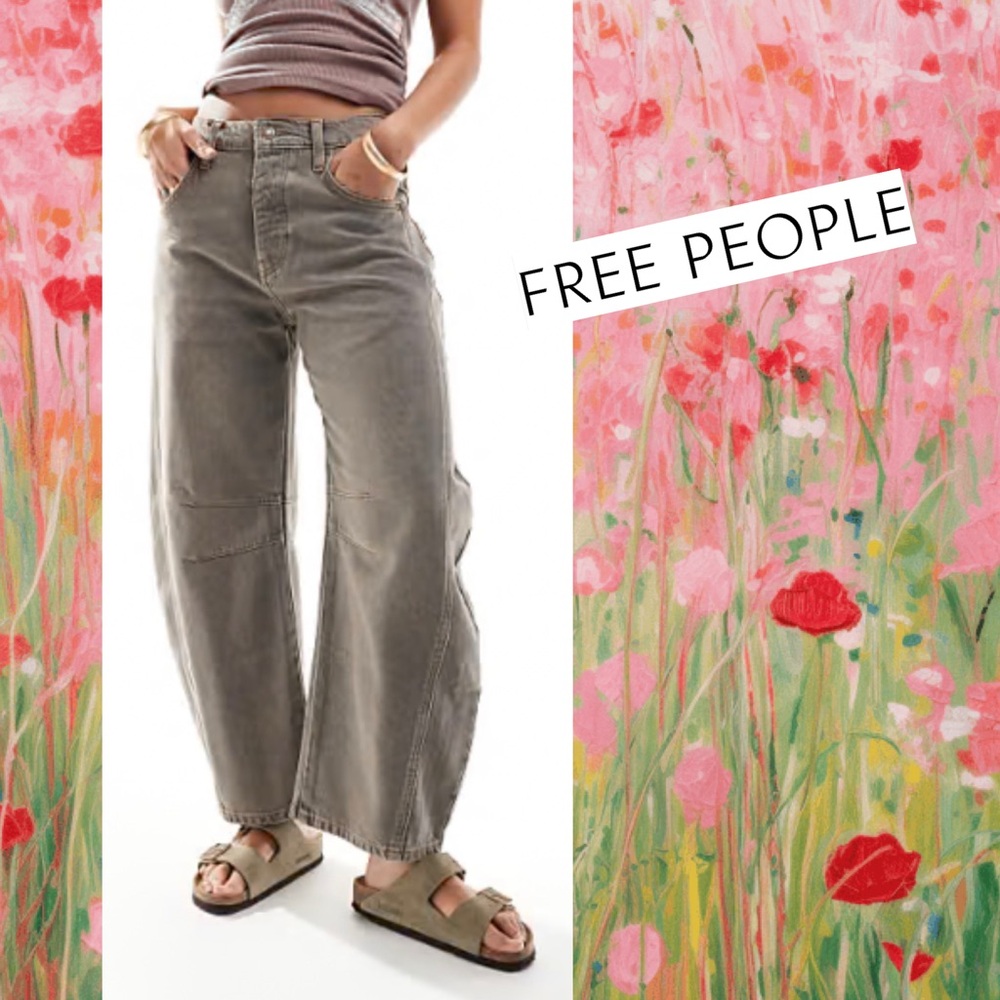 Free People, Good Luck Jeans, Dark Grey, Top Rated Style! NEW WITH TAGS! - Picture 8 of 12